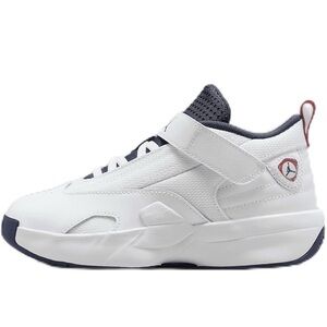 Jordan Max Aura 6 Little Kids' Shoes (White/VarsityRed/Midnight Navy) Size 12c